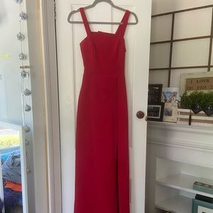 Red prom dress